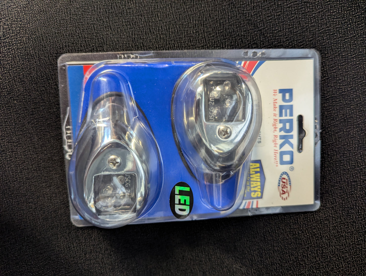 LED 12V Chrome Sidelights Pr