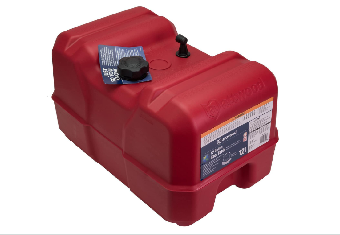 Attwood 8812 - 12 Gallon , International , Non EPA Certified , Fuel Tank , w/Gauge