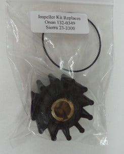 Sierra 132-0349 - Impeller Kit Replaces Onan