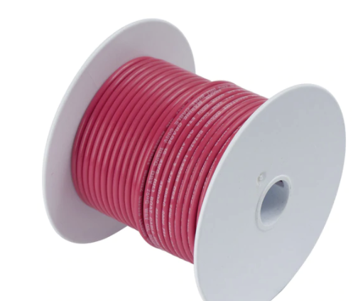 Ancor 639-102825 - Marine Grade Tinned Copper Primary Wire 16 Ga. Red per foot