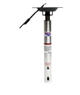 SWIVL-EZE - PEDESTALS 1.77" SNAP LOCK FIXED SEAT MT-ADJ 24-30/CLR 148-39204