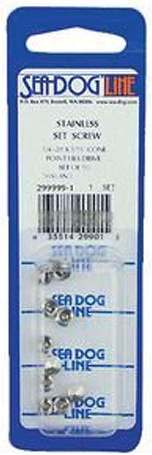 Seadog 299999 - Stainless Steel Set Screw 1/4-28 x 3/16” 10 pack