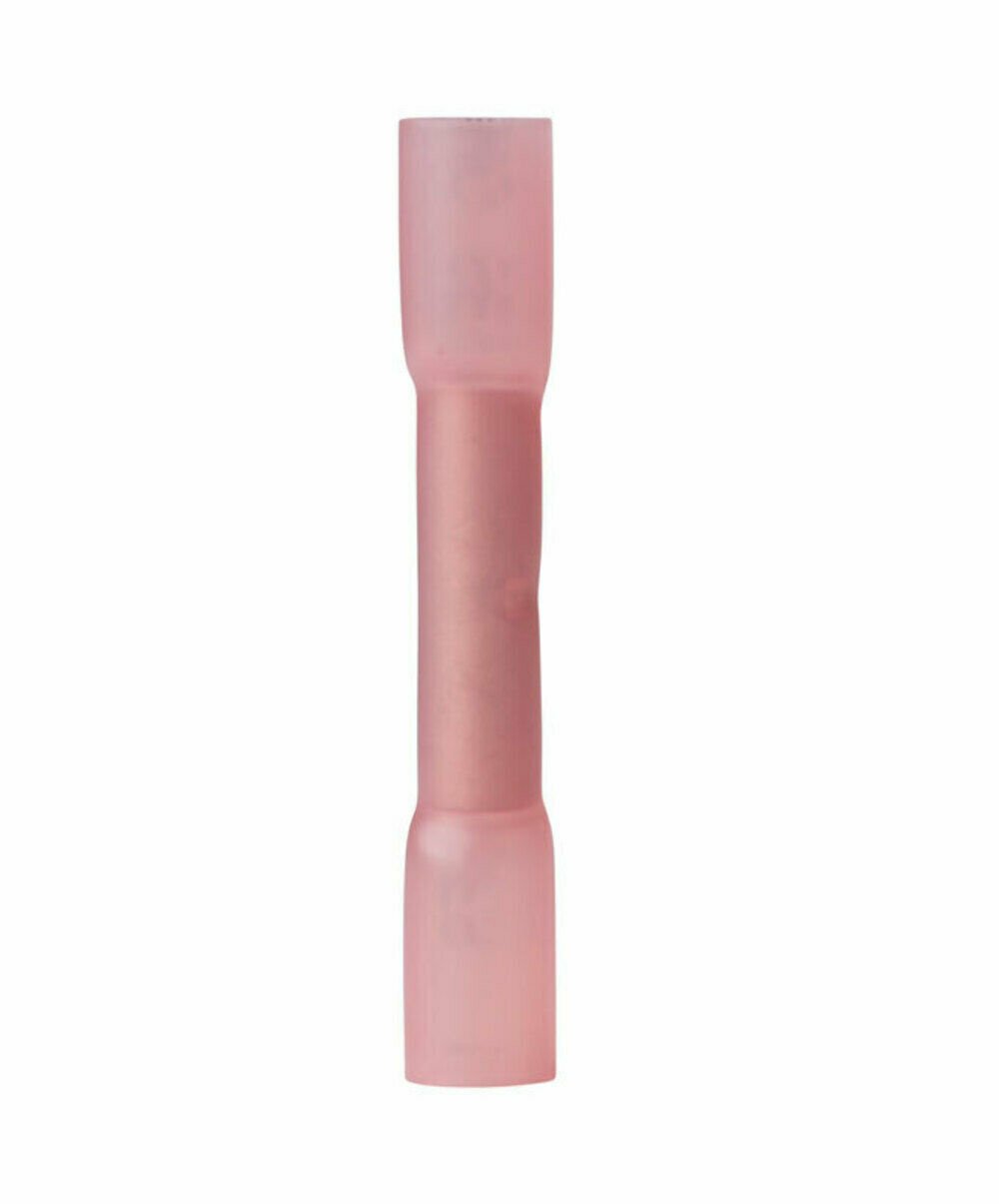 Ancor 309003 - Heat Shrink Butt Connectors, #22-18 Red, 3/pk