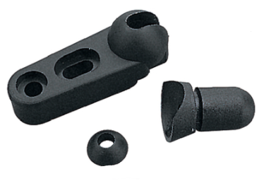 Seadog 3243001 - Windshield Brace Foot Black Pair