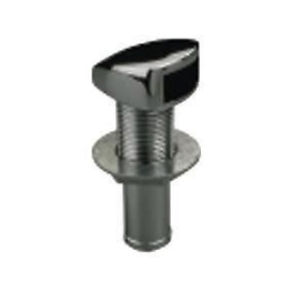 Seadog Line 3521001 - Straight Gas Tank Vent, Chrome/Zinc