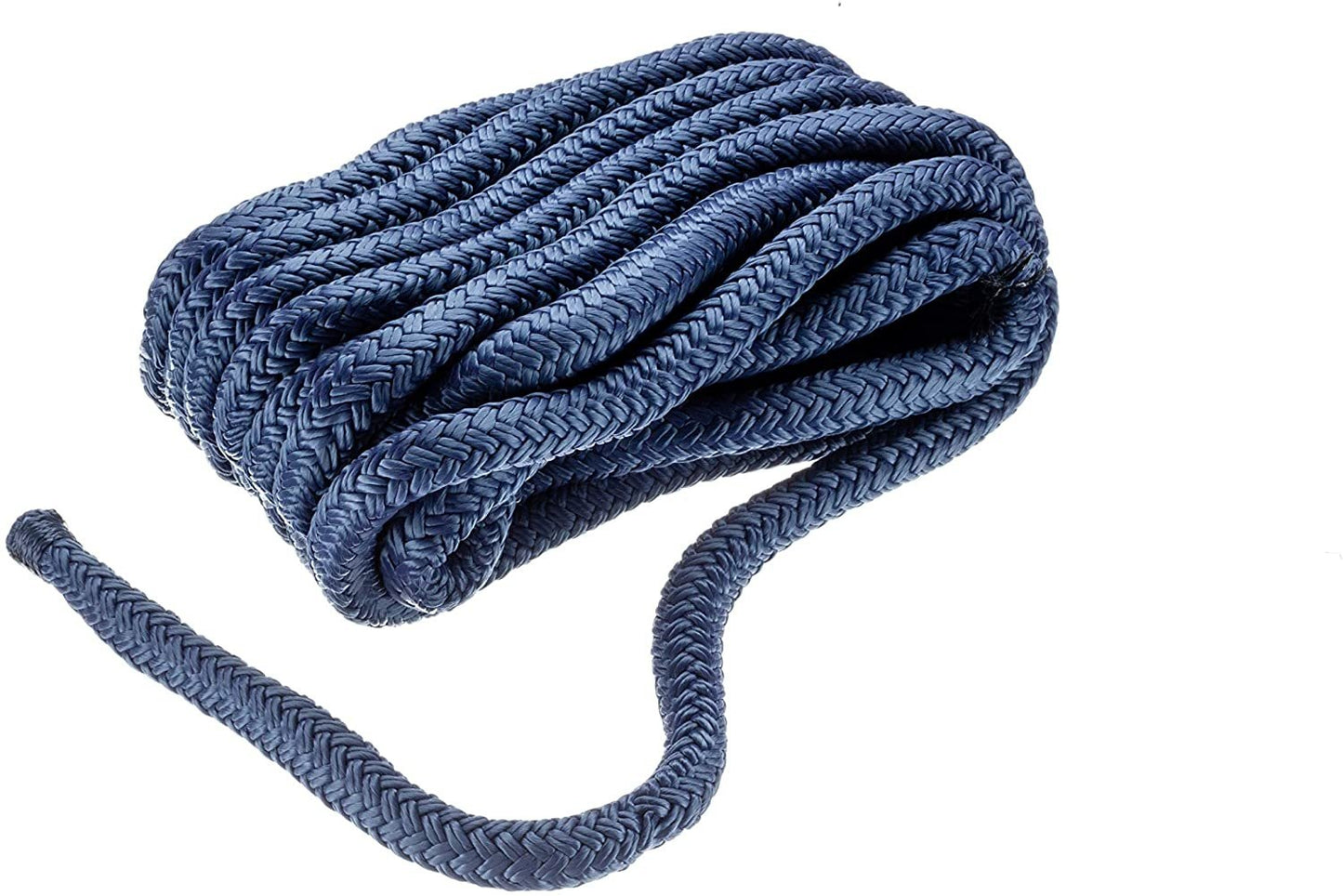 Seachoice 50-39861 - Double Braid Nylon Dock Line 1/2 x 20', Navy