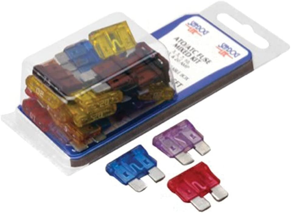 Seadog Line 354-4451901 - ATO Fuse Mixed Kit (contains 5 each of 3,5,7.5,10,15 & 20 AMP)
