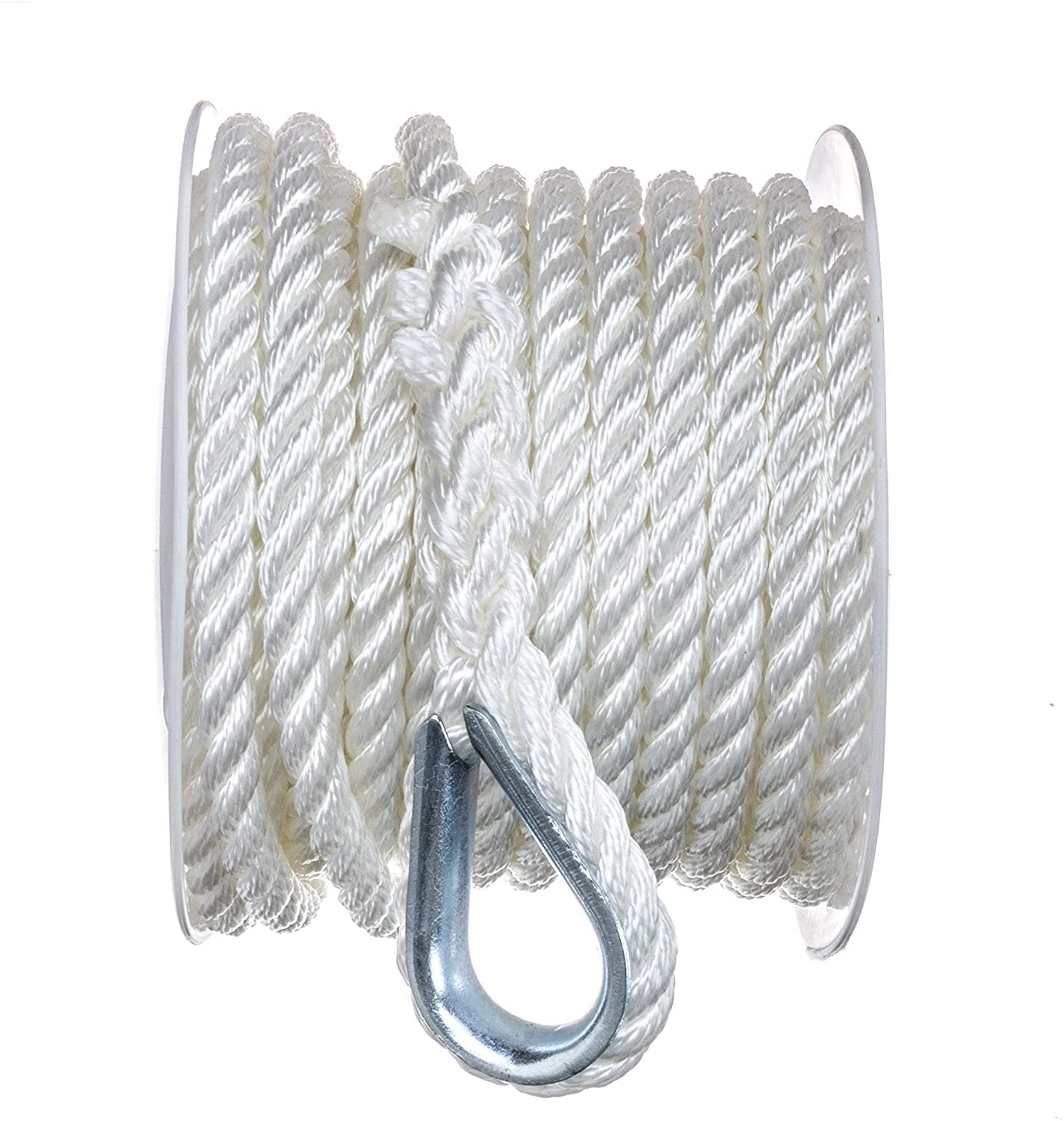 Seachoice 50-40691 - 3-Strand Twisted Nylon Anchor Line