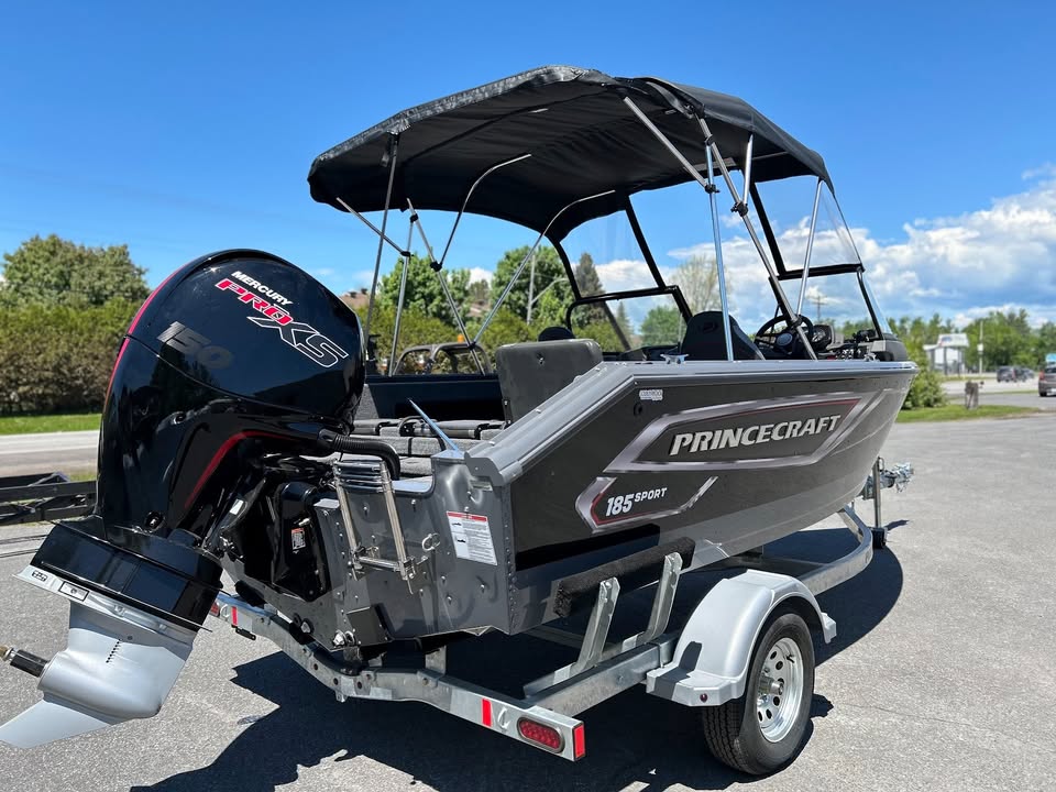 PRINCECRAFT SPORT 185 BLACK 2024 (Trailer Included!)