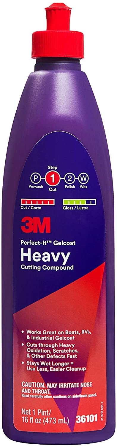 3M - Perfect-it Gelcoat , Heavy Cutting Compound , 473ml