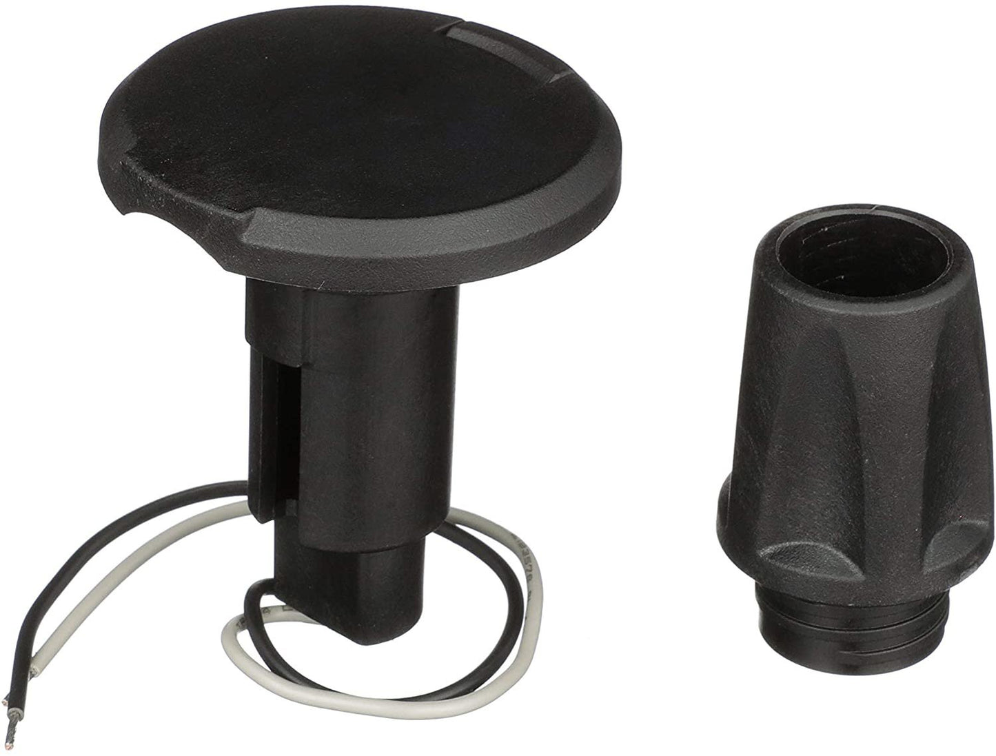 Attwood - Pole Light Base , Black w/SS Cover
