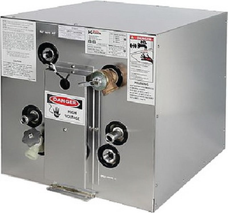Kuuma 735-11811 - Electric Water Heater Front Mt w/Front Exchanger, 6 Gallon, 120V