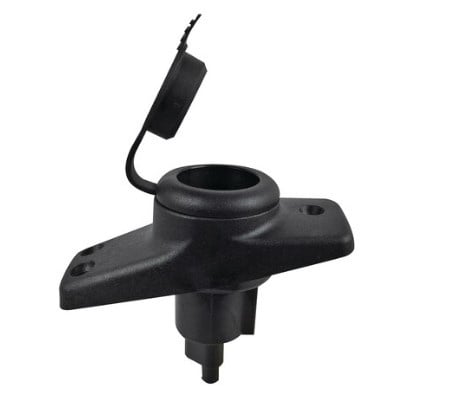 Seachoice 8291 - Spare Light Base , Black Nylon Plastic , Rubber Cover