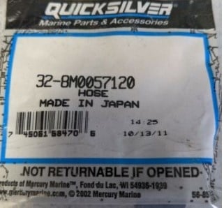 Quicksilver 32-8m0057120 - Hose