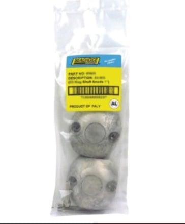 Seachoice 95626 - Streamlined Shaft Anode w/Allen Screw, Model X5