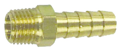 Sierra 47-8074 - Brass Fitting 1/4 nptx 3/8 Hose Barb