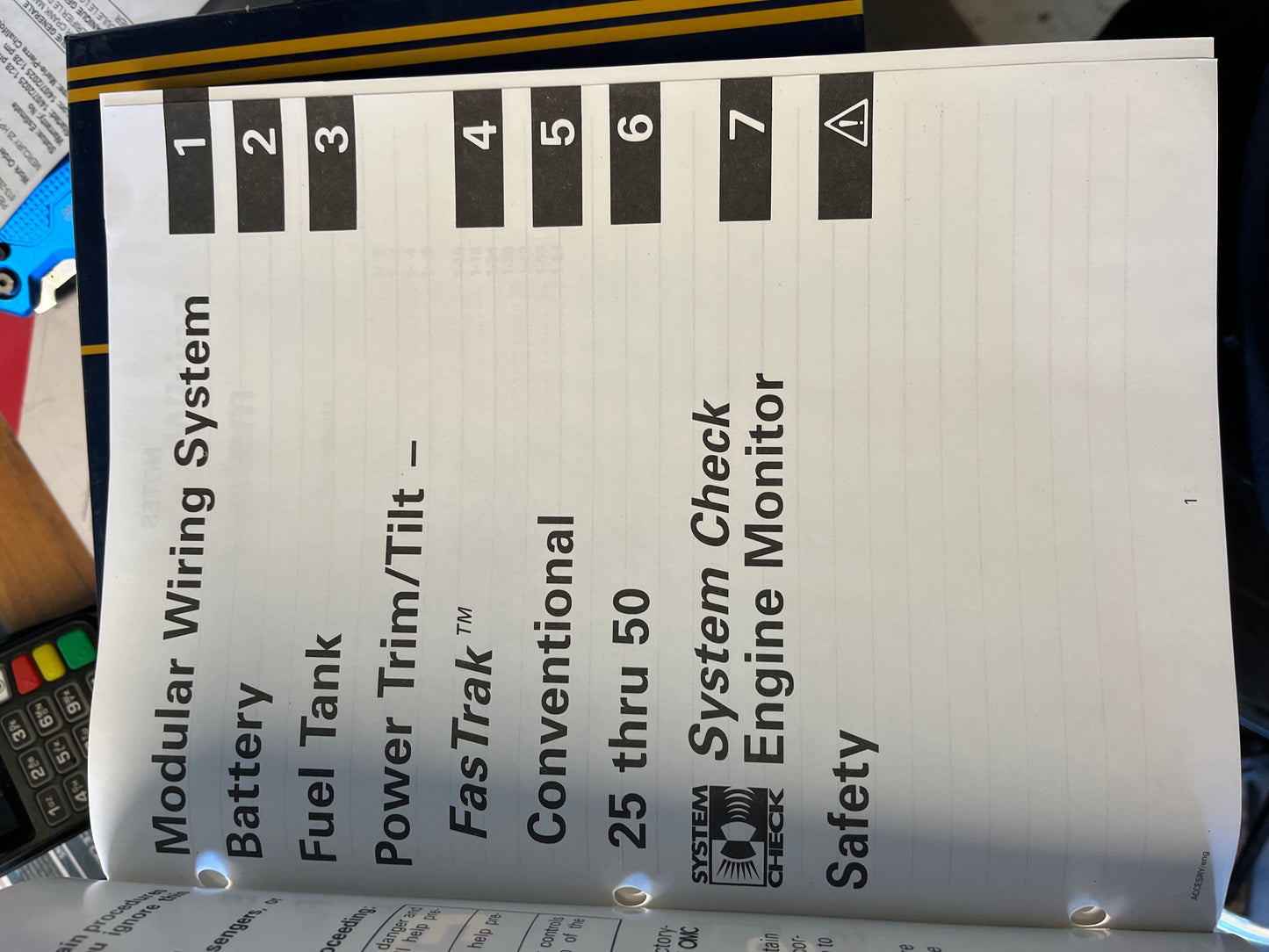 Johnson Evinrude 1999 EE Accessories Service Manual