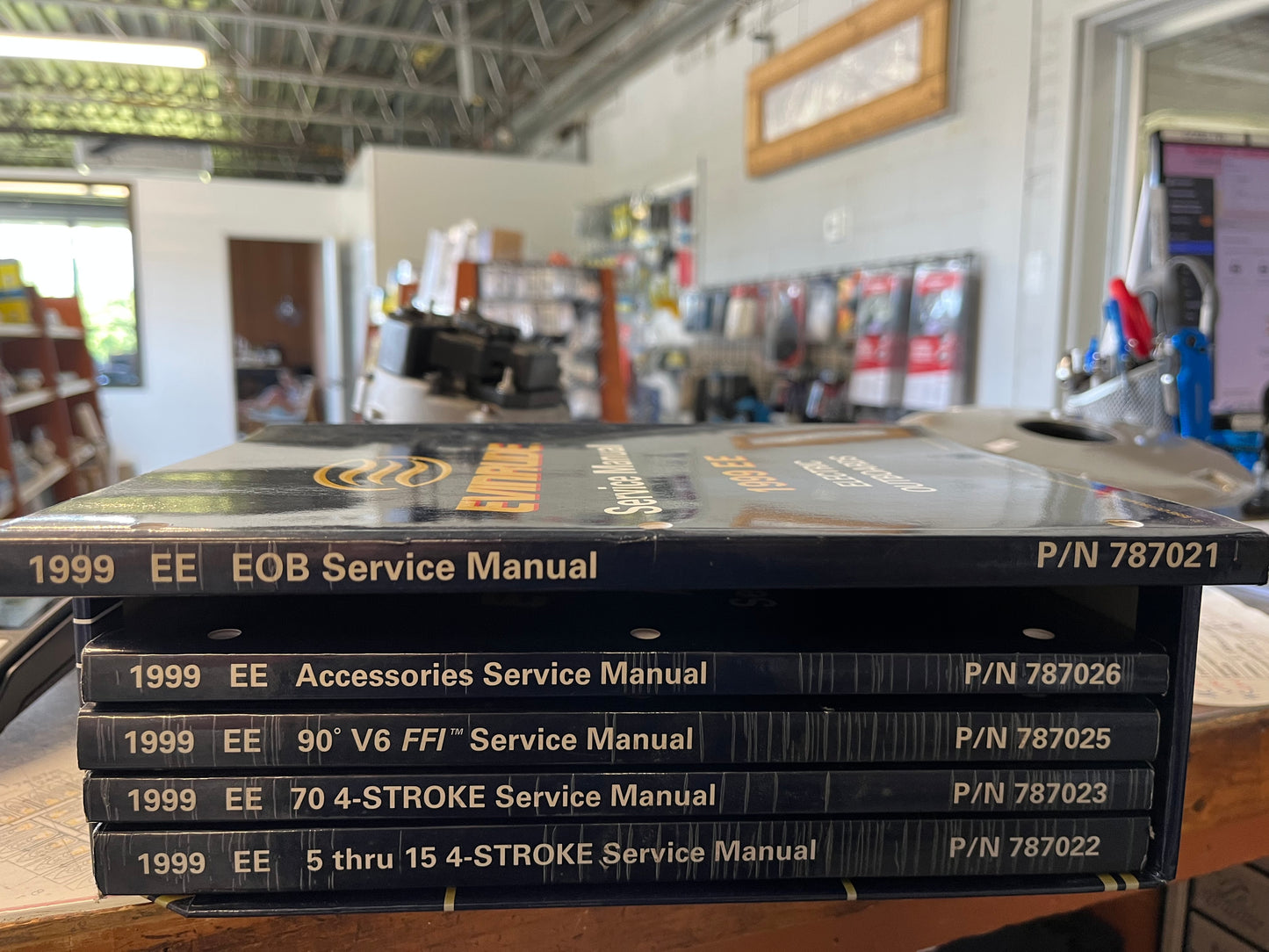 Johnson Evinrude Service Manual 1999 EE electric outboards 787021