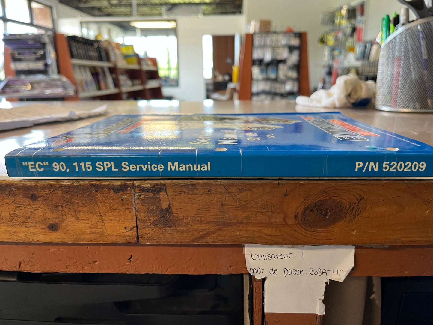 JOHNSON EVENRUDE OUTBOARD SERVICE MANUAL 90, 115 SPL P/N 520209