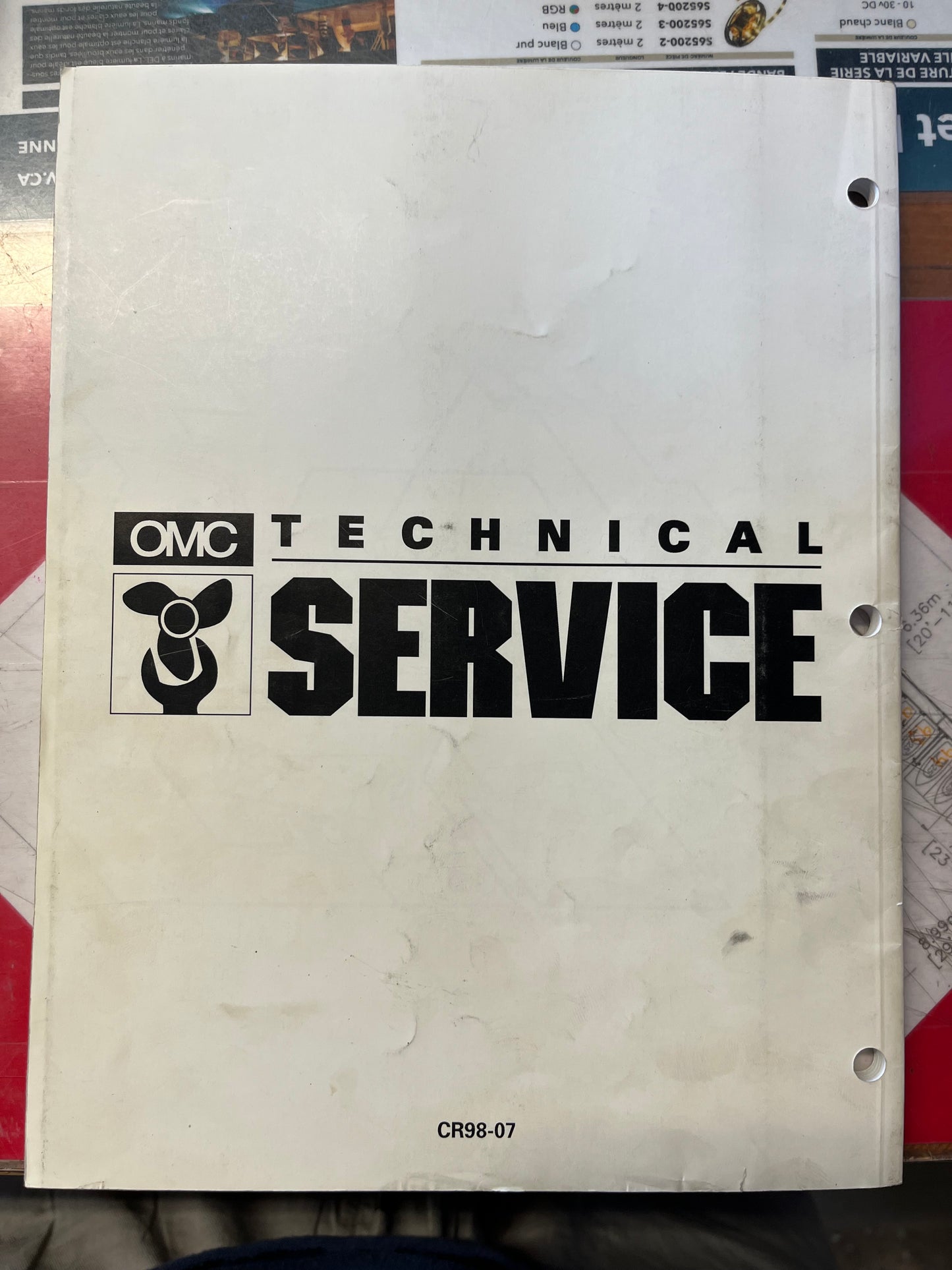 JOHNSON EVINRUDE SERVIVEC INFORMATION SUPPLEMENT 1998 CR98-07