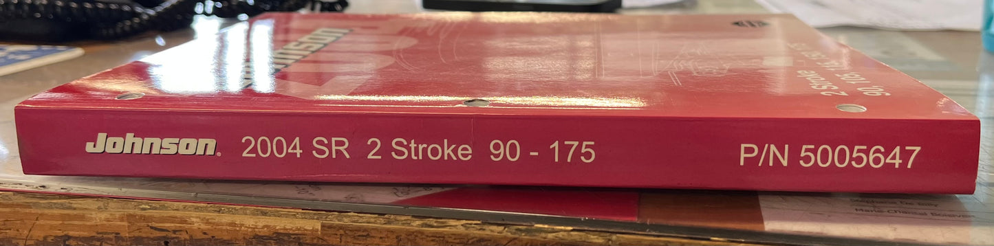 JOHNSON SERVICE MANUAL 2 STROKE P/N 5005647