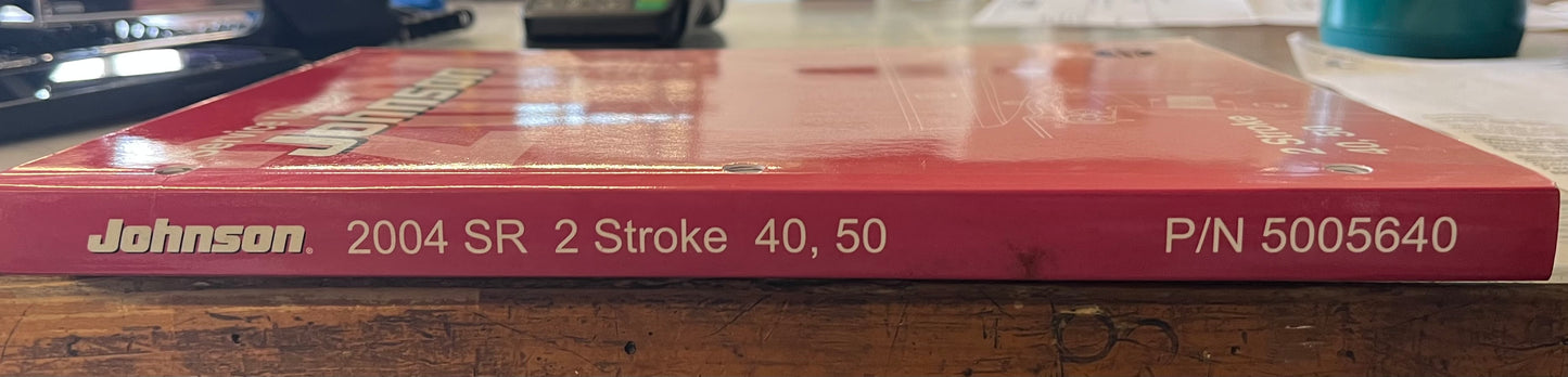 JOHNSON SERVICE MANUAL 2 STROKE P/N 5005640