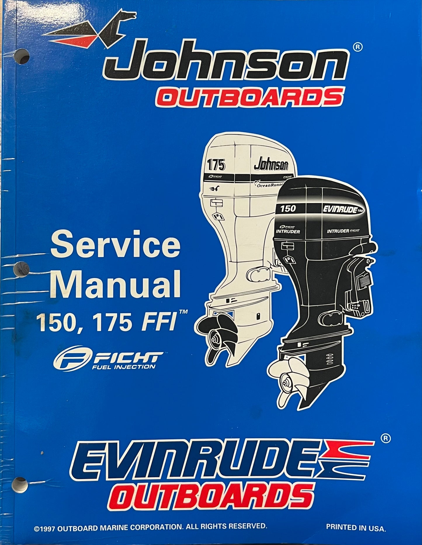 JOHNSON Evinrude Service Manual P/N 520211