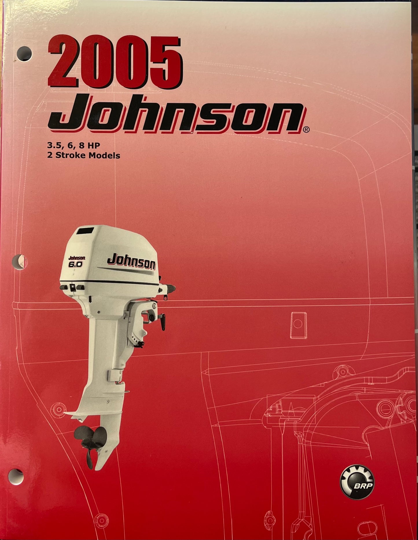 JOHNSON 2005 S0 2 STROKE SERVICE MANUAL 3.5, 6, 8
