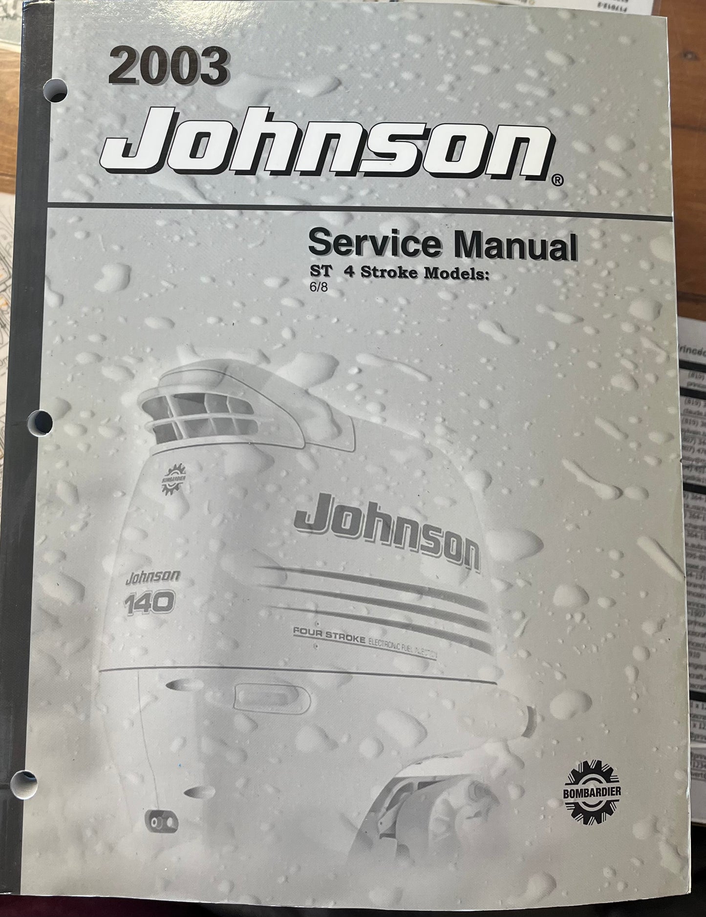 JOHNSON SERVICE MANUAL 4 STROKE P/N 5005471