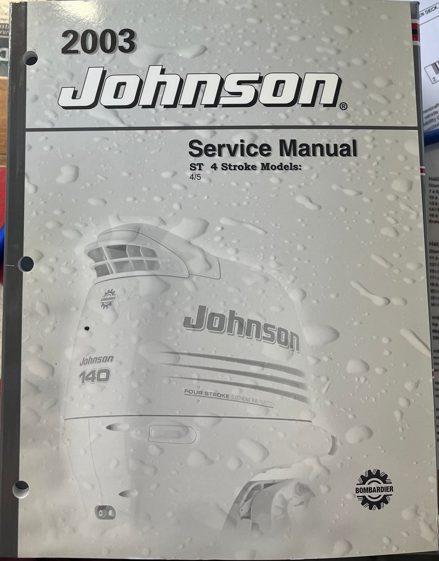 JOHNSON SERVICE MANUAL 4 STROKE P/N 5005472
