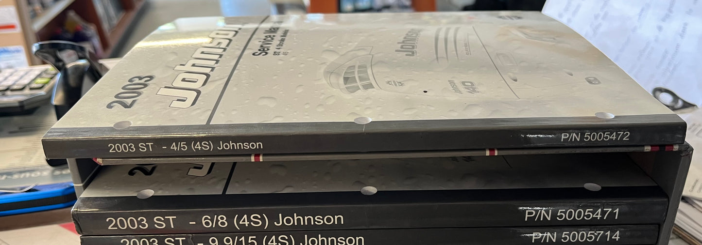 JOHNSON SERVICE MANUAL 4 STROKE P/N 5005472