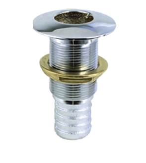 Marine Hardware 41-6191 - Bronze Thru Hull Hose 1” thh1