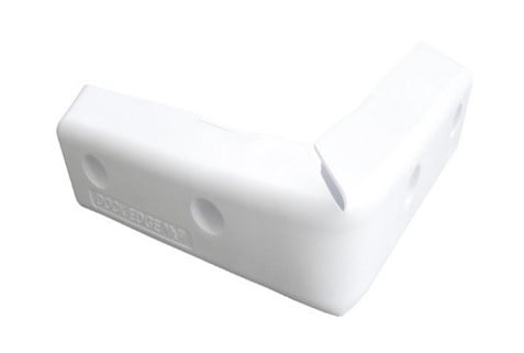 DOCK EDGE PROTECT CONER HD 8" WHITE PVC 686-1059F