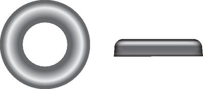 Seachoice B412 - Stainless Countersunk Finishing Washer #10