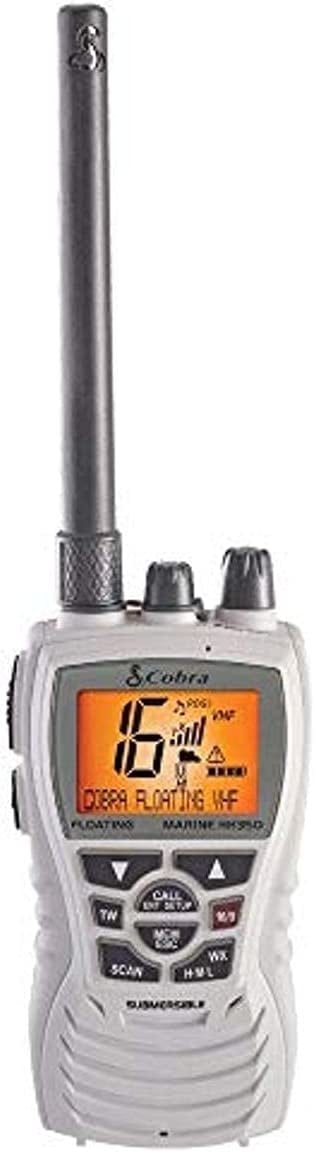 Cobra Marine HH350W - Floating VHF Radio, Waterproof, 6 Watt VHF
