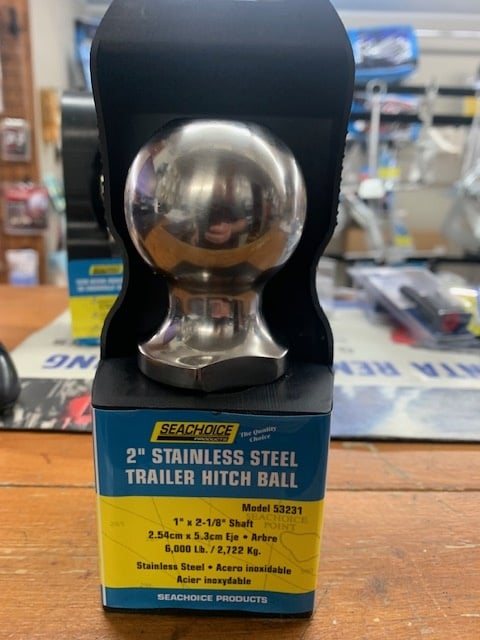 TRAILER BALL 2X1X2-1/8 SS 53231