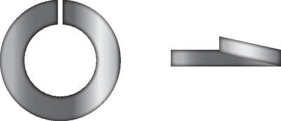 Seachoice B197 - Stainless Steel Lock Washer #10