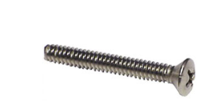 Seachoice B692 - Stainless Steel Phillips Machine Screw Oval Head 6-32 x 1”