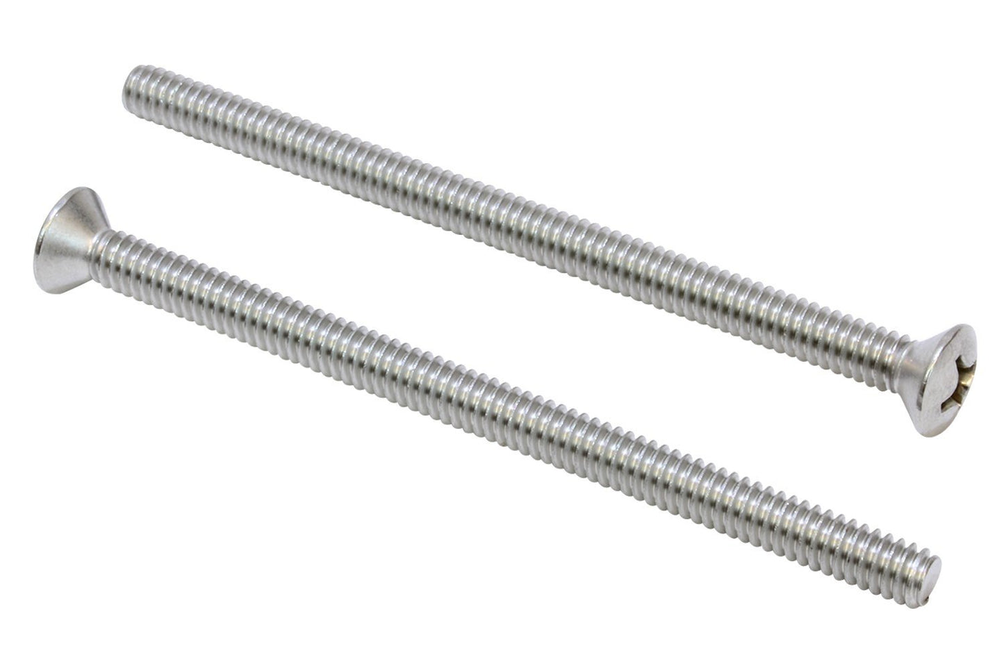 Seachoice B07 - Stainless Steel Phillips Machine Screw Oval Head 1/4-20 x 4”