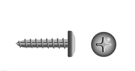 Seachoice B612 - Phillips Tapping Screw Pan Head #12 x 1”