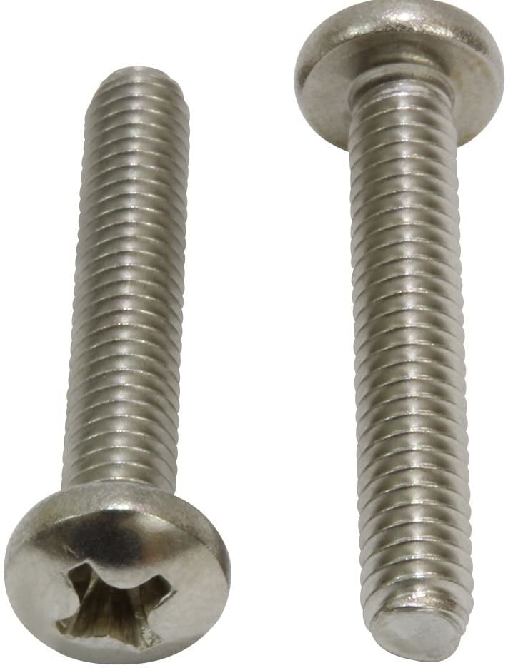 Seachoice B751 - Stainless Steel Phillips Machine Screw Pan Head 8-32 x 1”