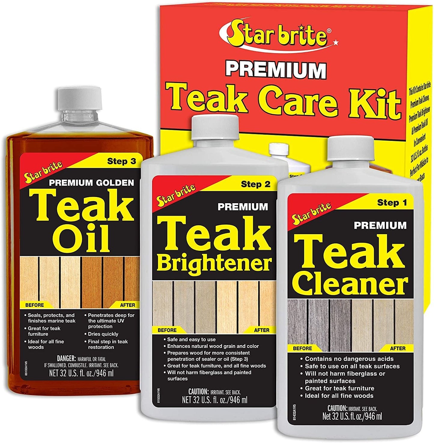 Starbrite - Teak Care kit Pint