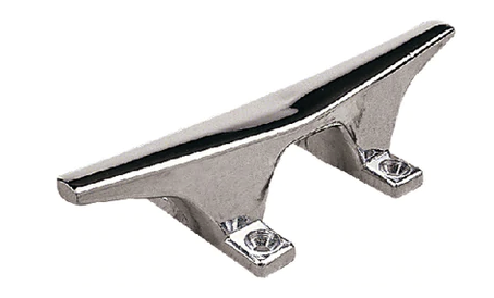 SEA DOG LINE -  354-0441061 4-HOLE CLEAT CHROME ZINC 6" CARDED