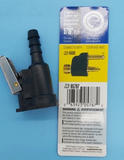 Scepter  770-05787 - Fuel Fitting-BRP Female