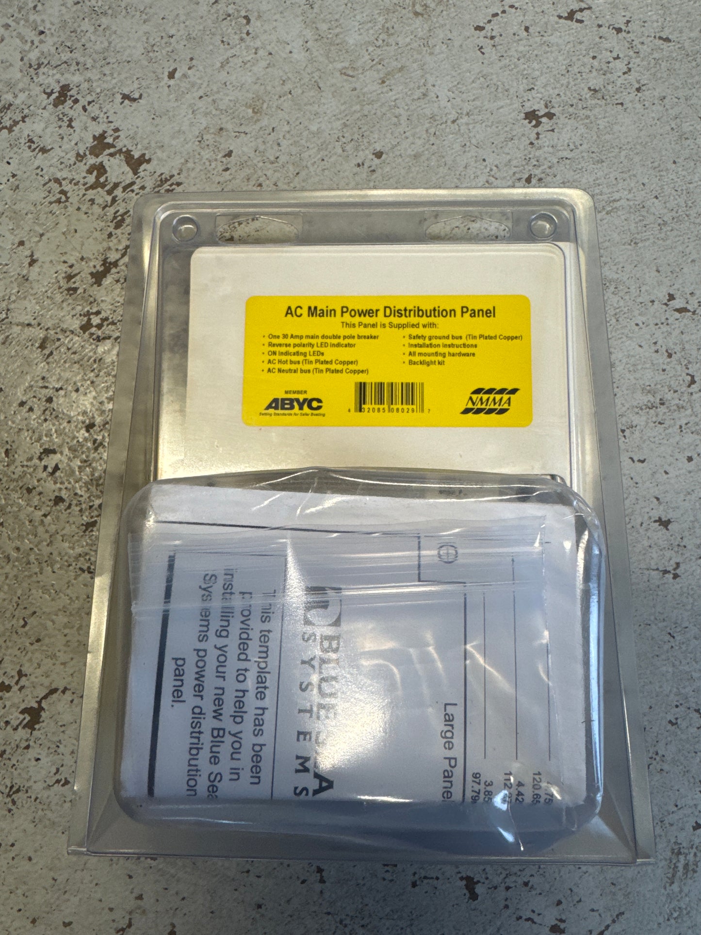 Blue Sea Systems - 120 Volt AC Power Distribution Panel AC Main Panel