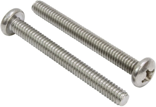 Seachoice B695 - Stainless Steel Phillips Machine Screw Pan Head 10-24 x 1”