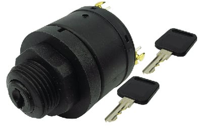 Seachoice 11821 - 3 Position Magneto Ignition Switch, 6 Screw