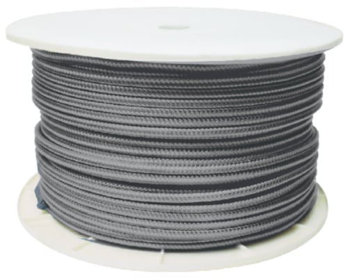 Seachoice 47080 - Black Double Braid Rope, 1/2" per foot