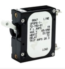 Seachoice 13181  - Circuit Breaker , 40 amp , AC/DC Single Pole Breaker