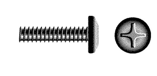 Seachoice B761 - - Stainless Steel Phillips Machine Screw Pan Head 1/4-20 x 2”